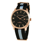 Męski Zegarek DEVOTA & LOMBA model DL008MSPBK-GR (42MM)