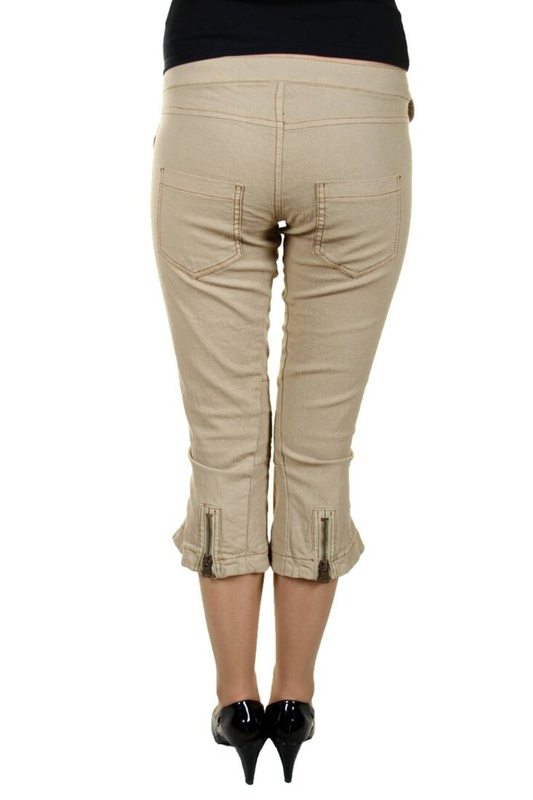 KING&#39;S JEANS BEIGE FISCHERHOSE FÜR DAMEN