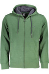 US GRAND POLO MEN&#39;S GREEN ZIP SWEATSHIRT