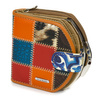 JULIA ROSSO Patchwork Leder Brieftasche RFiD Box M99