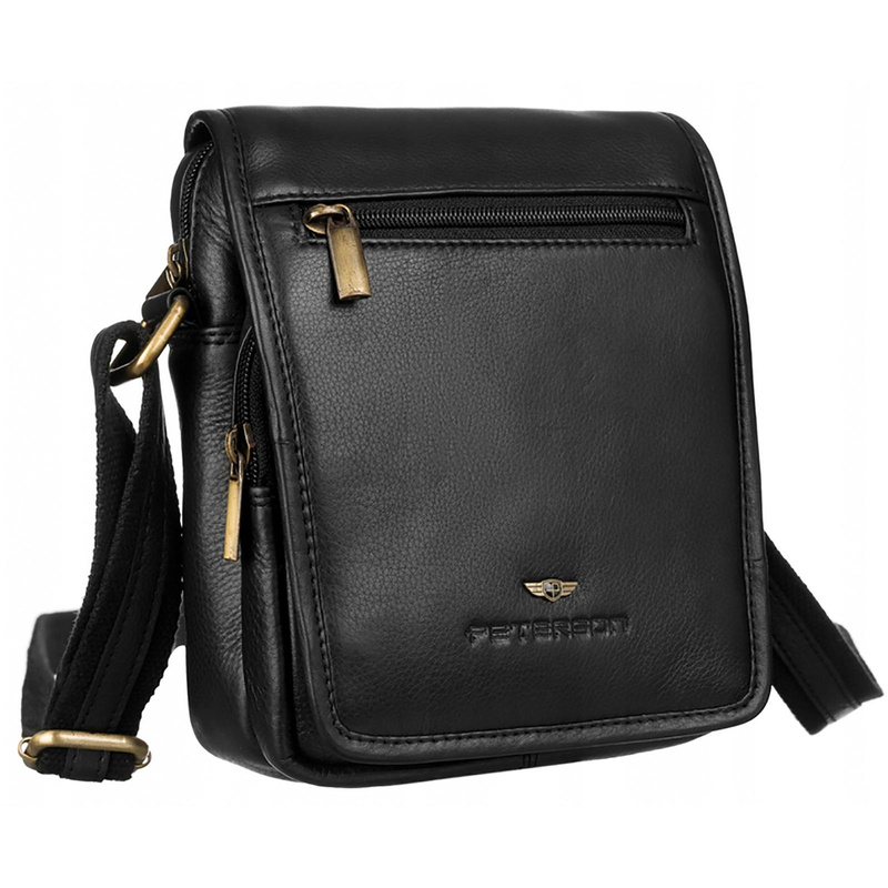 Men's genuine leather sachet Peterson PTN-5047-NDM