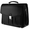 Black men's briefcase Beltimore briefcase elegant roomy leather J16