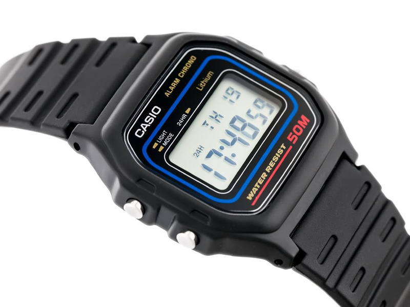 ZEGAREK MĘSKI CASIO W-59-1VQ (zd083a) - KLASYKA