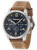 Men's watch with leather strap by TIMBERLAND