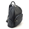 Leather urban women's backpack, spacious and stylish