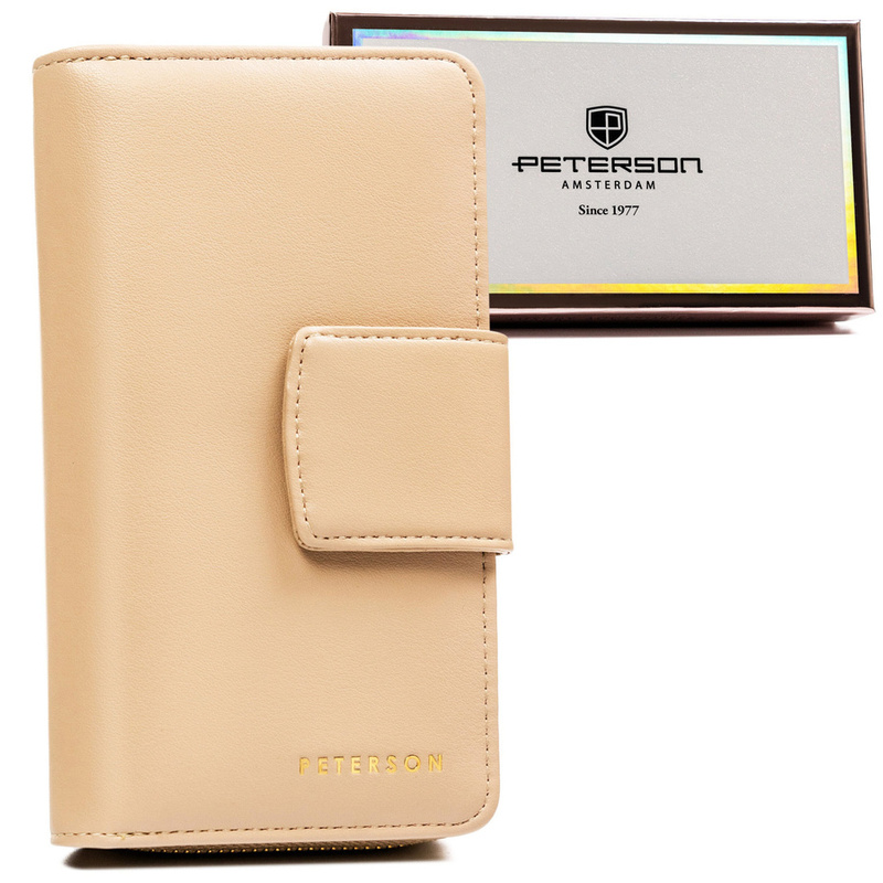 Large vertical women's wallet made of eco-leather Peterson