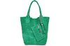 Sea Suede Leather Handbag Bag Large A4 WITH Pouch L82