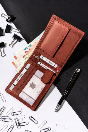 Men's leather foldable wallet by Always Wild