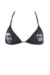 KARL LAGERFELD SWIMSUIT PARTS ABOVE WOMAN BLACK