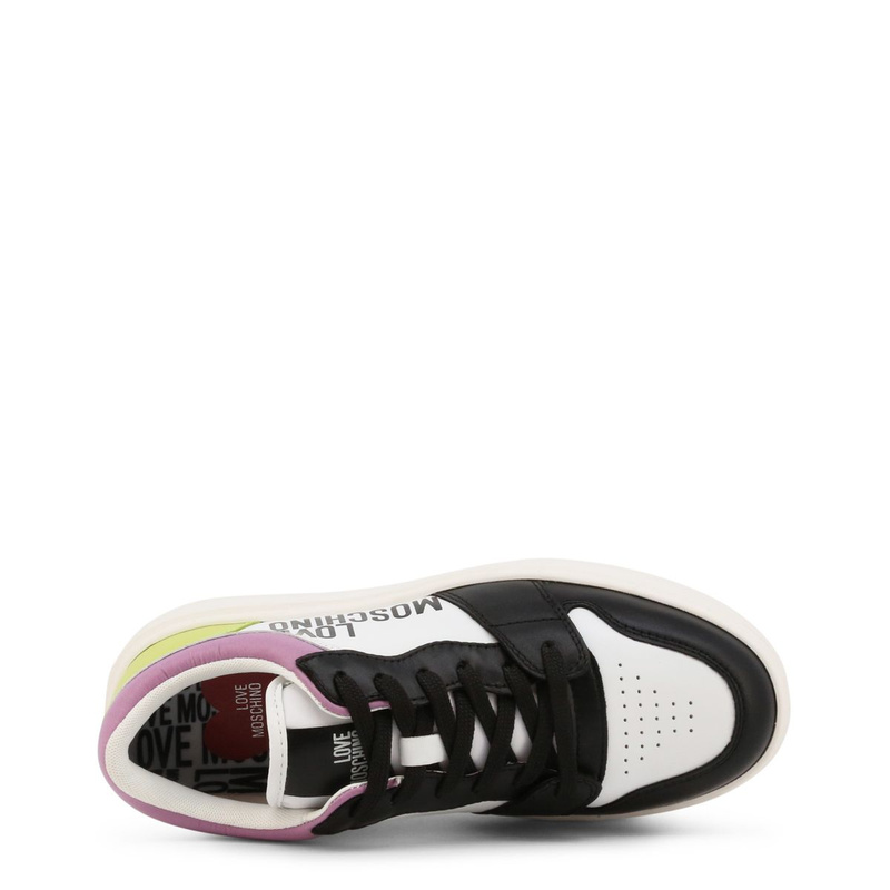 Sneakers Marke Love Moschino Modell JA15274G1GIAB Farbe Weiß. Schuhe Damen. Saison: Frühling/Sommer