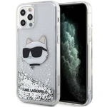 Karl Lagerfeld KLHCP12MLNCHCS iPhone 12/ 12 Pro 6,1" srebrny/silver hardcase Glitter Choupette Head