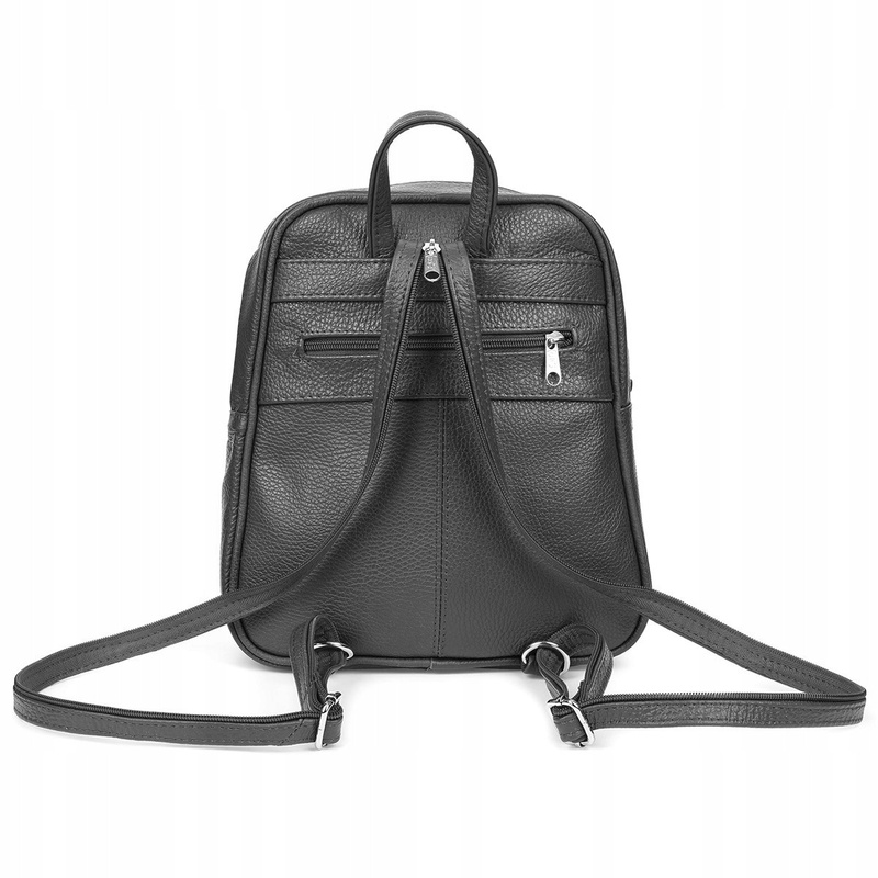 Black Backpack Handbag Women's Leather Beltimore 022