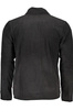 GIAN MARCO VENTURI MEN&#39;S BLACK ZIP SWEATSHIRT