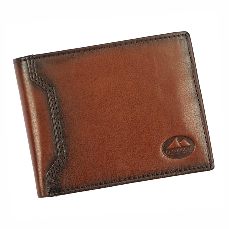 Men's genuine leather wallet EL FORREST 892/A-29 RFID