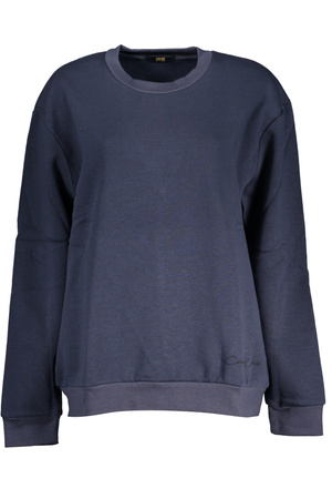 CAVALLI CLASS DAMEN-SWEATSHIRT MIT REISSVERSCHLUSS BLAU