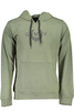 GIAN MARCO VENTURI MEN&#39;S GREEN SWEATSHIRT WITHOUT ZIP