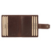 Leather men's card case by EL FORREST ` RFID