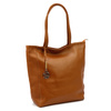 Large leather women's Gregorio shoulder shopper bag