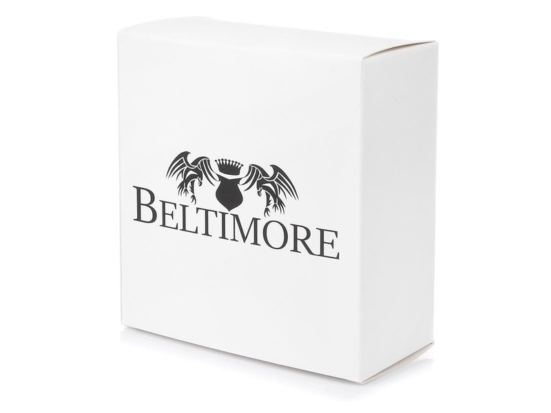 Beltimore men's long 3-color parchment belt box W30