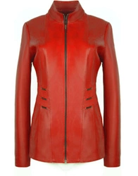 Elegant women's leather jacket from Bukowski