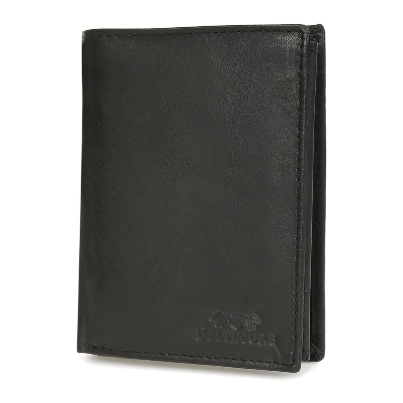 Men's classic leather wallet RFiD black Beltimore U92