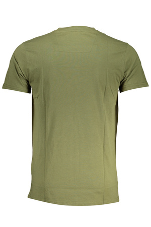 CAVALLI CLASS GREEN MEN&#39;S SHORT SLEEVED T-SHIRT