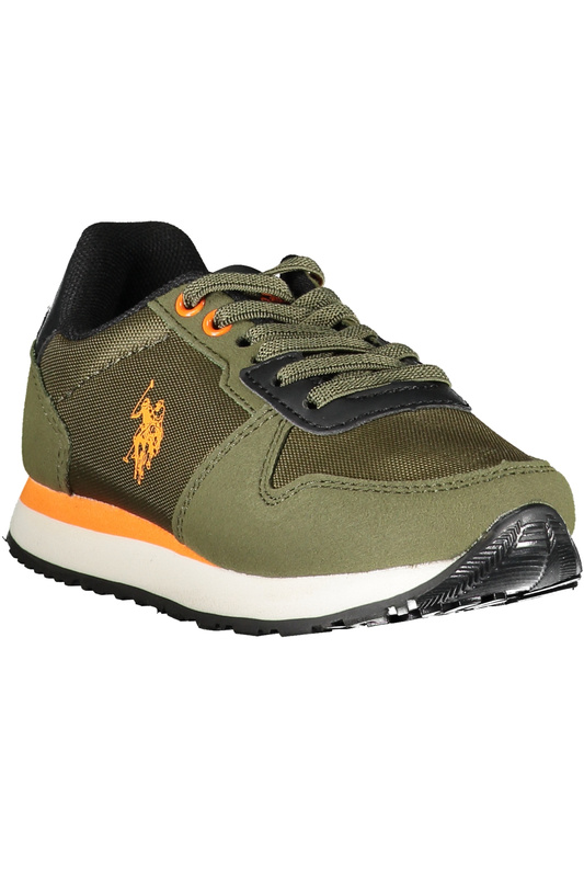 US POLO ASSN. GREEN SPORTS SHOES FOR CHILDREN