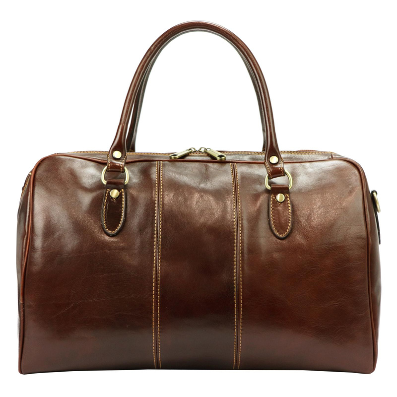 Women's travel bag made of natural leather Gregorio