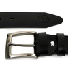 Beltimore leather men's black wide belt E07 : Colors - black, Strap size - r.150-165 cm