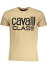 CAVALLI CLASS HERREN-KURZÄRMELIGES T-SHIRT BEIGE