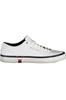 TOMMY HILFIGER MEN&#39;S WHITE SPORTS SHOES