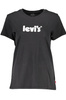 LEVI&#39;S WOMEN&#39;S SHORT SLEEVE T-SHIRT BLACK