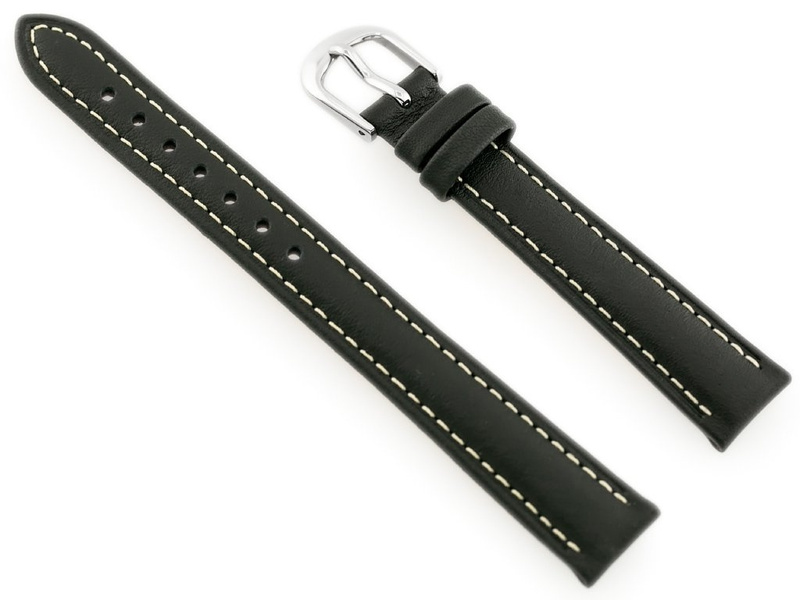 BISSET BS-158 leather watch strap - 16mm