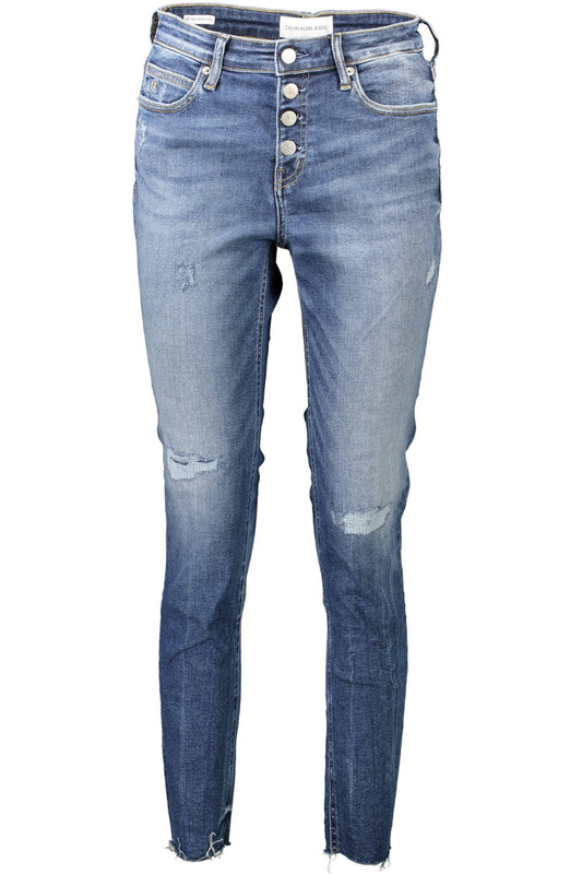 CALVIN KLEIN JEANS DENIM WOMAN BLUE