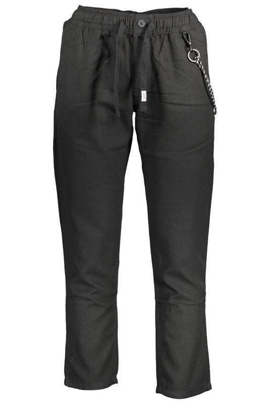 TOMMY HILFIGER BLACK MEN&#39;S TROUSERS