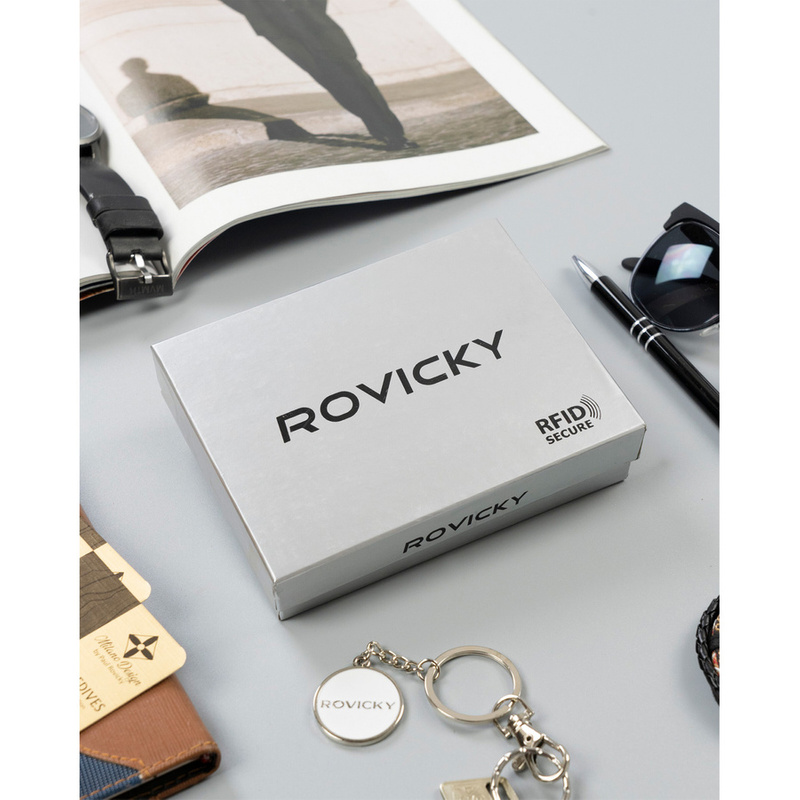 Leather wallet RFID ROVICKY N01-RVT