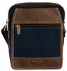 Leather+canvas bag ALWAYS WILD 251-MHC