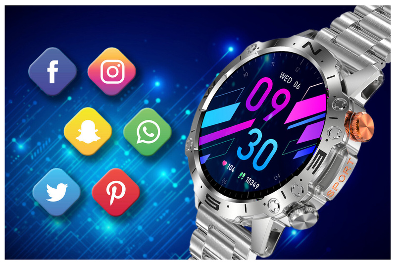 Multifunktionale und stylische SMARTWATCH MEN'S GRAVITY