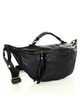 Women's vintage leather messenger bag