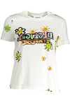 DESIGUAL WOMEN&#39;S SHORT SLEEVE T-SHIRT WHITE