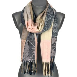 Pink Women's Scarf large cotton unique scarf XA-9-6