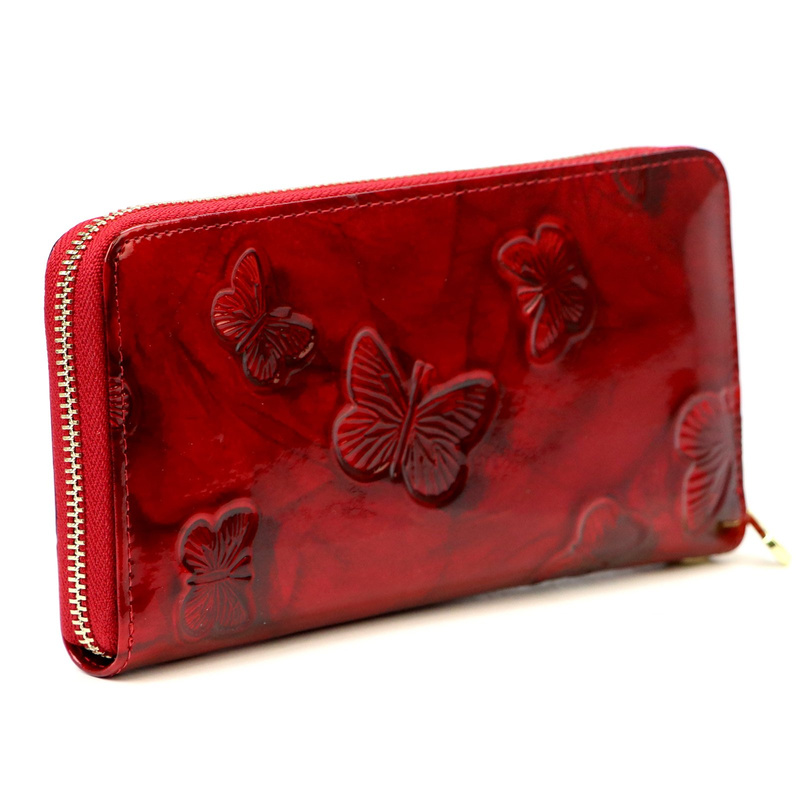 Women's lacquered genuine leather wallet Gregorio BTS-119