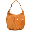 Camel Vera Pelle Suede A4 Leather Handbag Bag K51