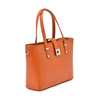 Large women's shopper bag, perfect for work, leather