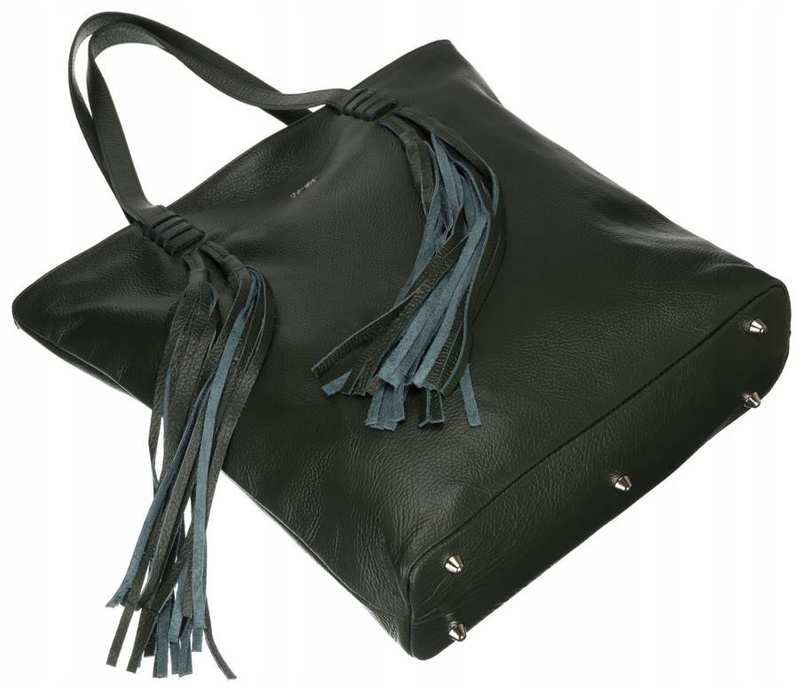 Leather shopper bag ROVICKY TWR-164