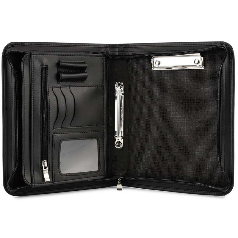 Black Beltimore luxury men's briefcase briefcase A5 organizer for trader I62