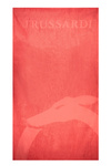 TRUSSARDI JEANS WOMEN&#39;S BEACH TOWEL RED