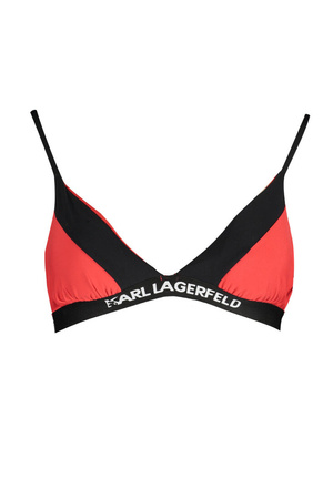 KARL LAGERFELD BEACHWEAR TOP COSTUM DAMA ROSIU