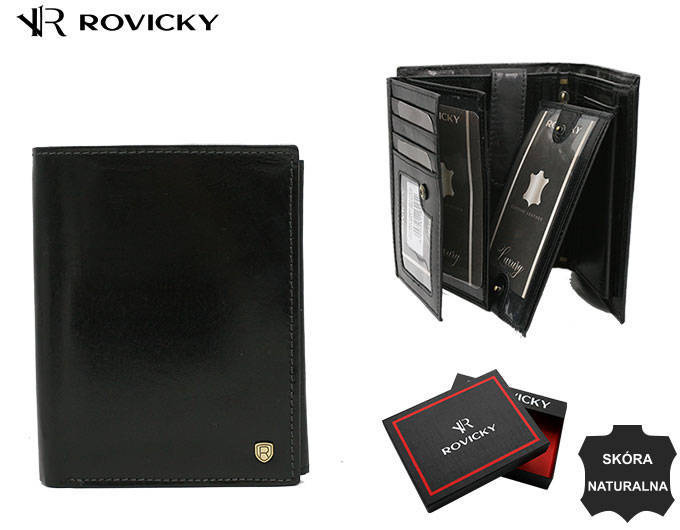 Leather waallet RFID ROVICKY 22313-RVT