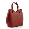 Elegant, stylish, large leather handbag